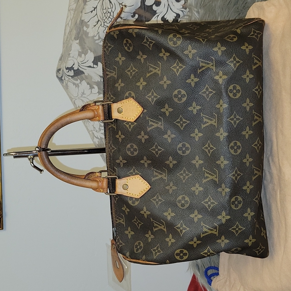 Speedy 35 Louis Vuitton monogram bag - Picture 3 of 17